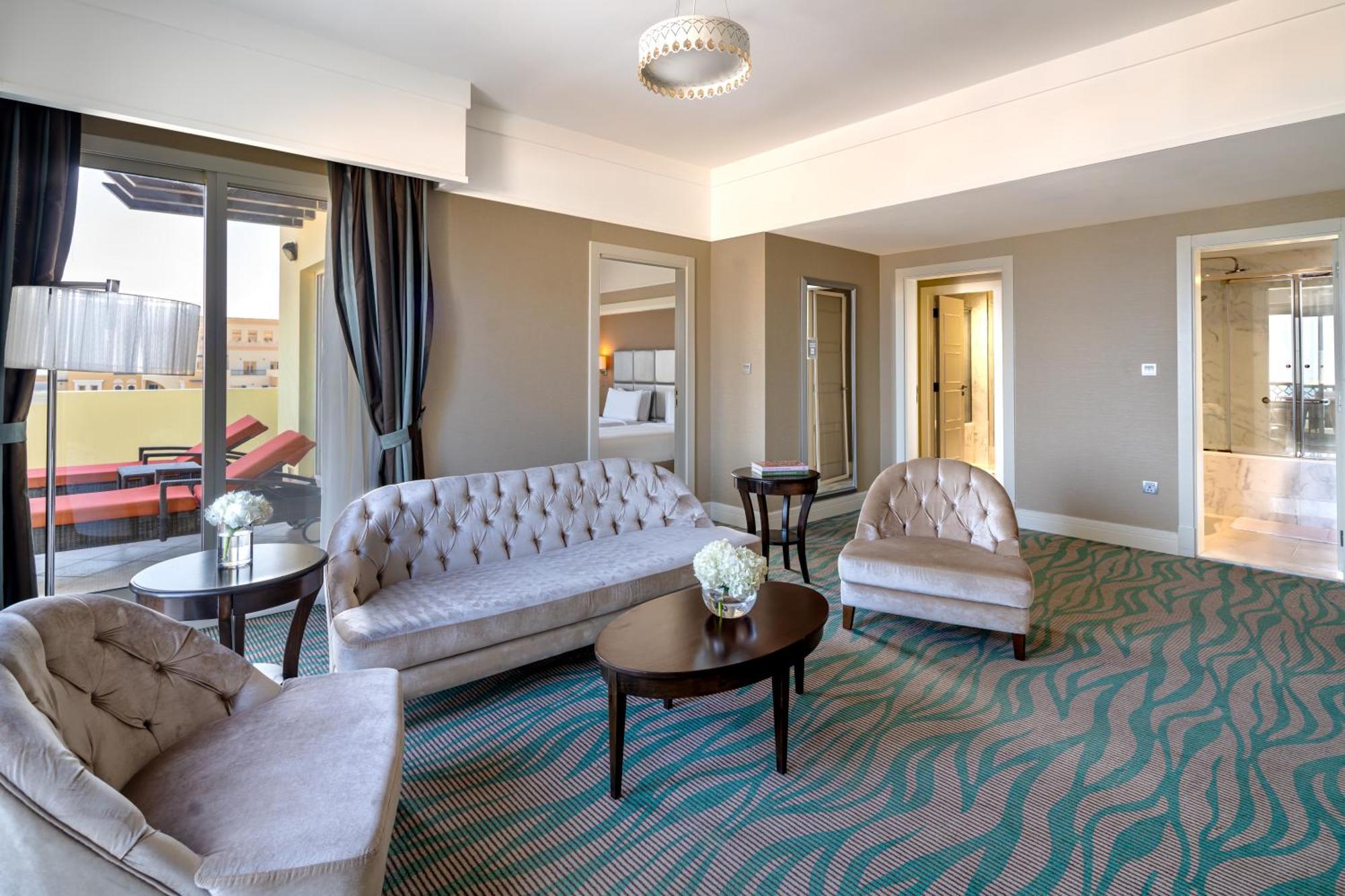 Rixos Bab Al Bahr Hotell Ras al-Khaimah Exteriör bild A suite at the hotel